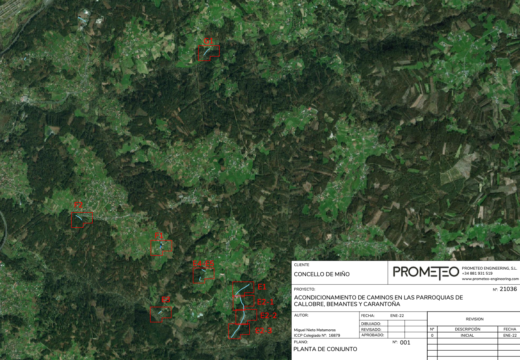 O Concello inviste 123.000 euros para asfaltar 8 camiños en Callobre, Bemantes e Carantoña